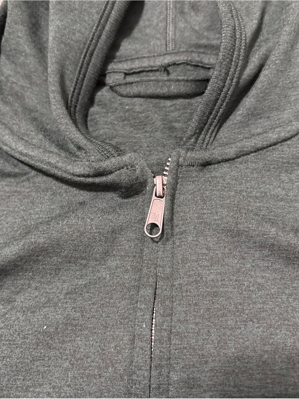 VUORI Halo Mini Full Zip Hoodie Women's Size S Evergreen Heather - Picture 4 of 12